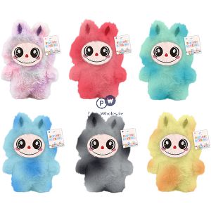 Hoot Two-tone Plushie Bunny Character Keyring 15cm Cdu Assorted Colours