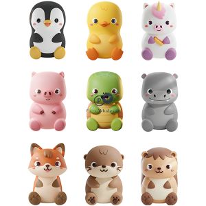 Hoot Series 1 Mystery Squishy Hug Animal Cdu Assorted