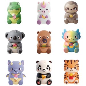 Hoot Series 2 Mystery Squishy Hug Animal Cdu Assorted