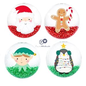 Hoot Christmas Light-up Bouncy Ball 5.5cm Cdu Assorted