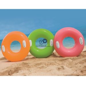 Intex Fluorescent Inflatable Rubber Ring Assorted 30”