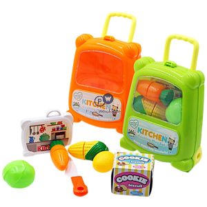 Kitchen Cooking Play Set In Suitcase Contents