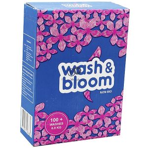 Wash & Bloom Non-bio Washing Powder 6.8kg Box 3d