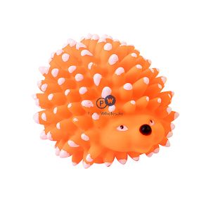 World Of Pets Squeaky Vinyl Hedgehog Dog Toy Assorted Colours