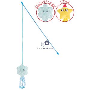 Smart Choice Christmas Glitter Pom Pom Cat Teaser Assorted