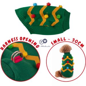 Smart Choice Christmas Tree Dog Jumper Small 30cm