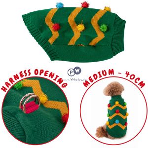 Smart Choice Christmas Tree Dog Jumper Medium 40cm