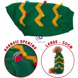 Smart Choice Christmas Tree Dog Jumper Large 50cm