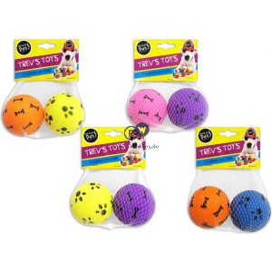 Pets Play Rubber Balls 2pk