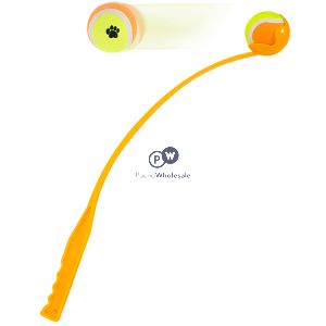 World Of Pets Ball Launcher 62cm Assorted Colours