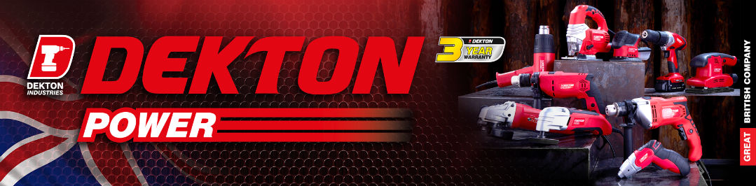 New Dekton Power Tools at Pound Wholesale